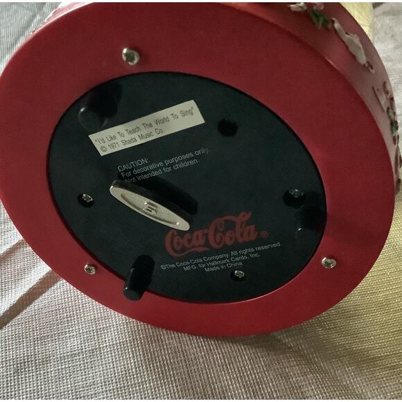 1971 Rare Vintage Coca-Cola Hallmark Santa Clause Snow Globe - Picture 3 of 3